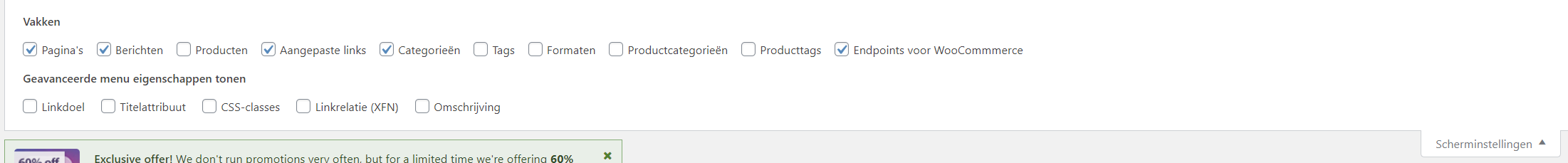 Nu ga ik je laten zien hoe je de optie linkdoel aan kan passen. Linkdoel instellen
